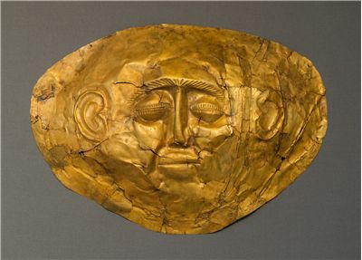Gold Funeral Mask