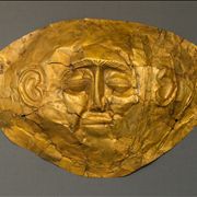 Gold Funeral Mask